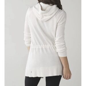Lululemon Peace of Mind Wrap Heathered White Women's Size 6 EUC